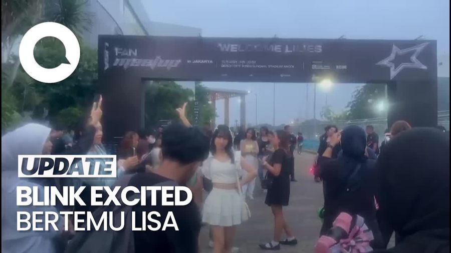 Video Fans Tak Sabar Bertemu Lisa BLACKPINK: Excited Banget!