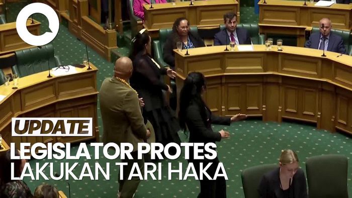Video: Protes RUU Kontroversial, Legislator Selandia Baru Tari Haka
