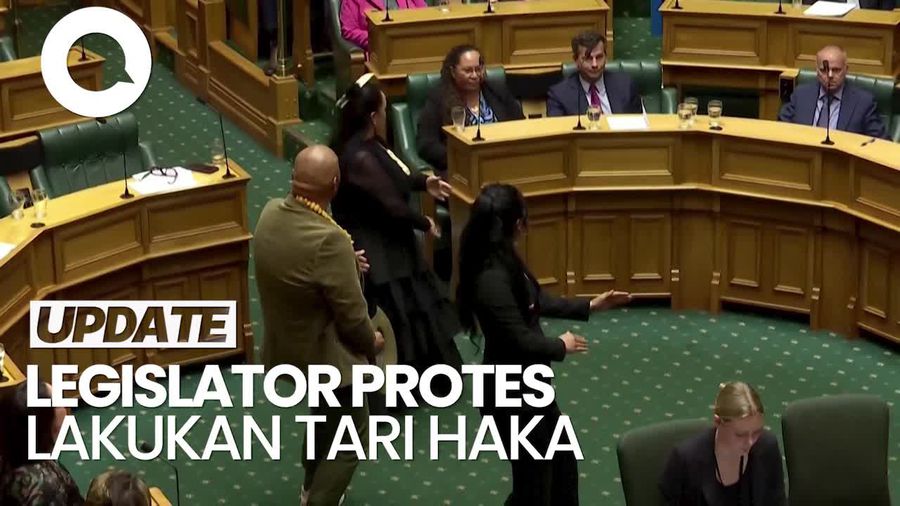 Video: Protes RUU Kontroversial, Legislator Selandia Baru Tari Haka