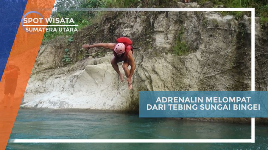 Menghadapi Adrenalin di Tebing Sungai Bingei, Medan