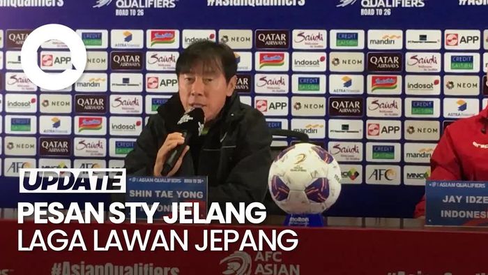 Video: Wejangan STY untuk Pemain Jelang Laga Indonesia Vs Jepang