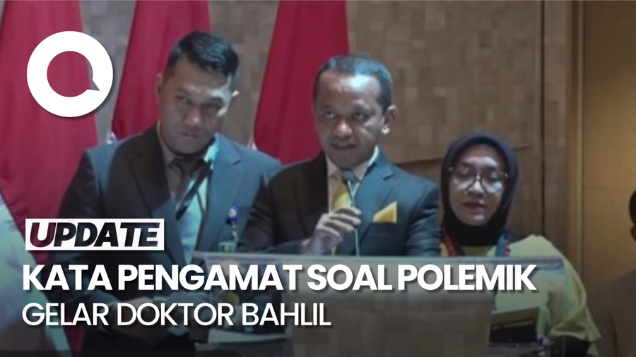 Video: 3 Hal yang Disorot dari Penangguhan Gelar Doktor Bahlil