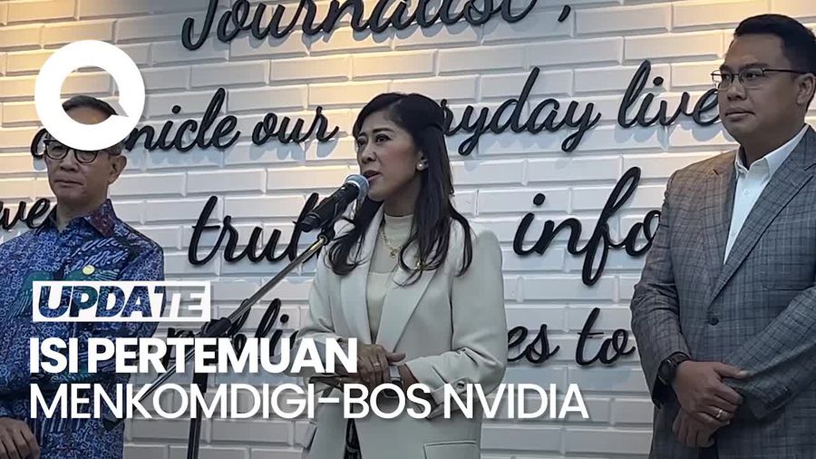 Video: Menkomdigi Bertemu Bos NVIDIA, Bahas Keamanan Data