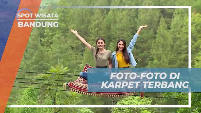 Berfoto Seru di Karpet Terbang Dago Dream Park, Bandung