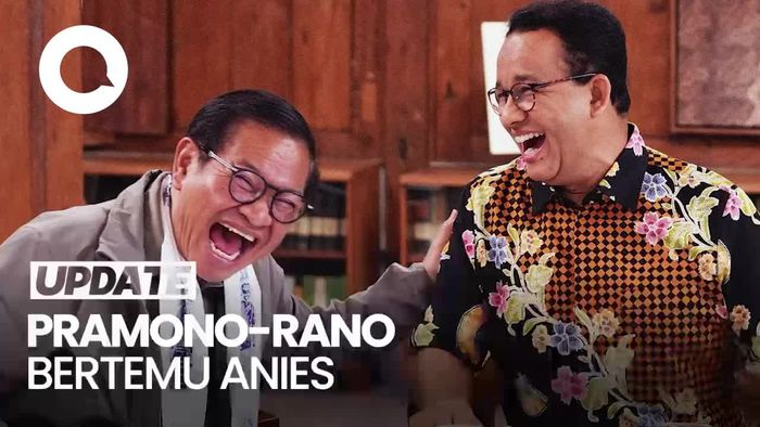 Video Momen Anies Tertawa Lepas saat Bertemu Pramono-Rano