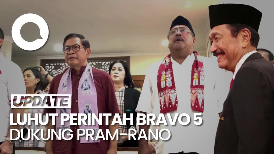 Video Relawan Bentukan Luhut Deklarasi Dukung Pramono-Rano