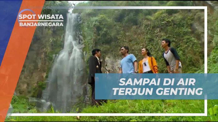 Menikmati Keindahan Air Terjun Genting di Banjarnegara