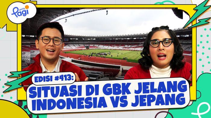 Situasi di GBK Jelang Indonesia vs Jepang