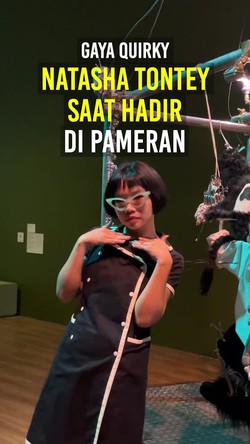 Video: Gaya Seniman Natasha Tontey Pakai Dress Seharga Rp 10.000