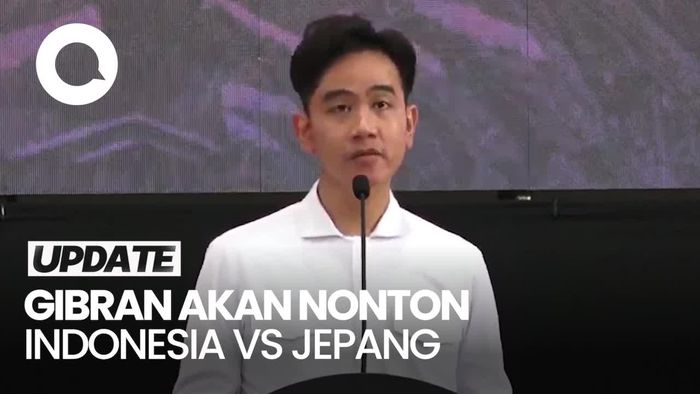 Video: Gibran Akan Nonton Timnas Indonesia, Doakan Seri Lawan Jepang