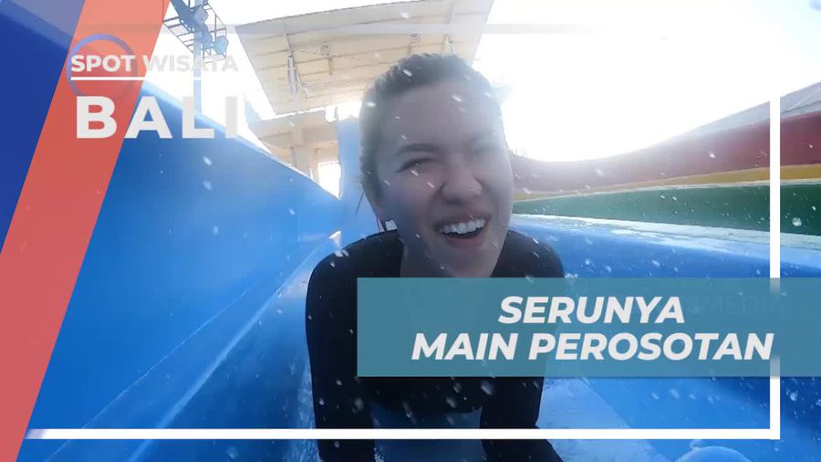 Serunya Bermain di Perosotan Splash Waterpark, Bali
