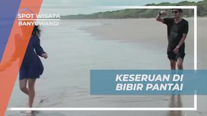 Bermain Seru di Bibir Pantai Ngagelan Banyuwangi