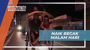 Sensasi Naik Becak Malam Hari di Banyuwangi