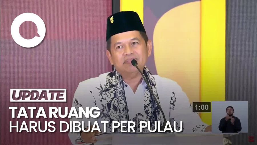Video Dedi: Tata Ruang Tak Boleh Per Kabupaten, Tapi Per Pulau