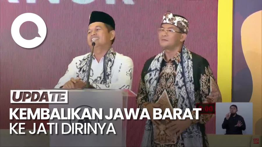 Video Dedi Tutup Debat: Kembalikan Jabar ke Jati Dirinya