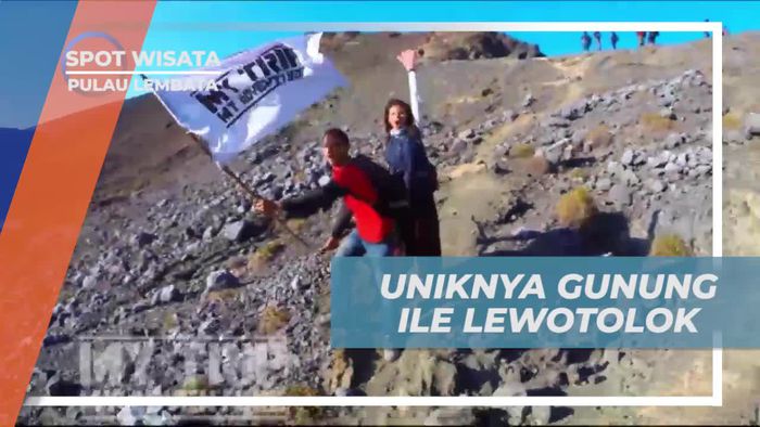 Menakjubkan! Kawah Luas di Gunung Ile Lewotolok Pulau Lembata Nusa Tenggara Timur