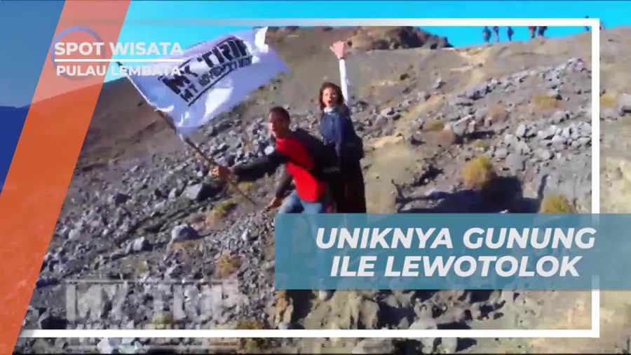 Menakjubkan! Kawah Luas di Gunung Ile Lewotolok Pulau Lembata Nusa Tenggara Timur