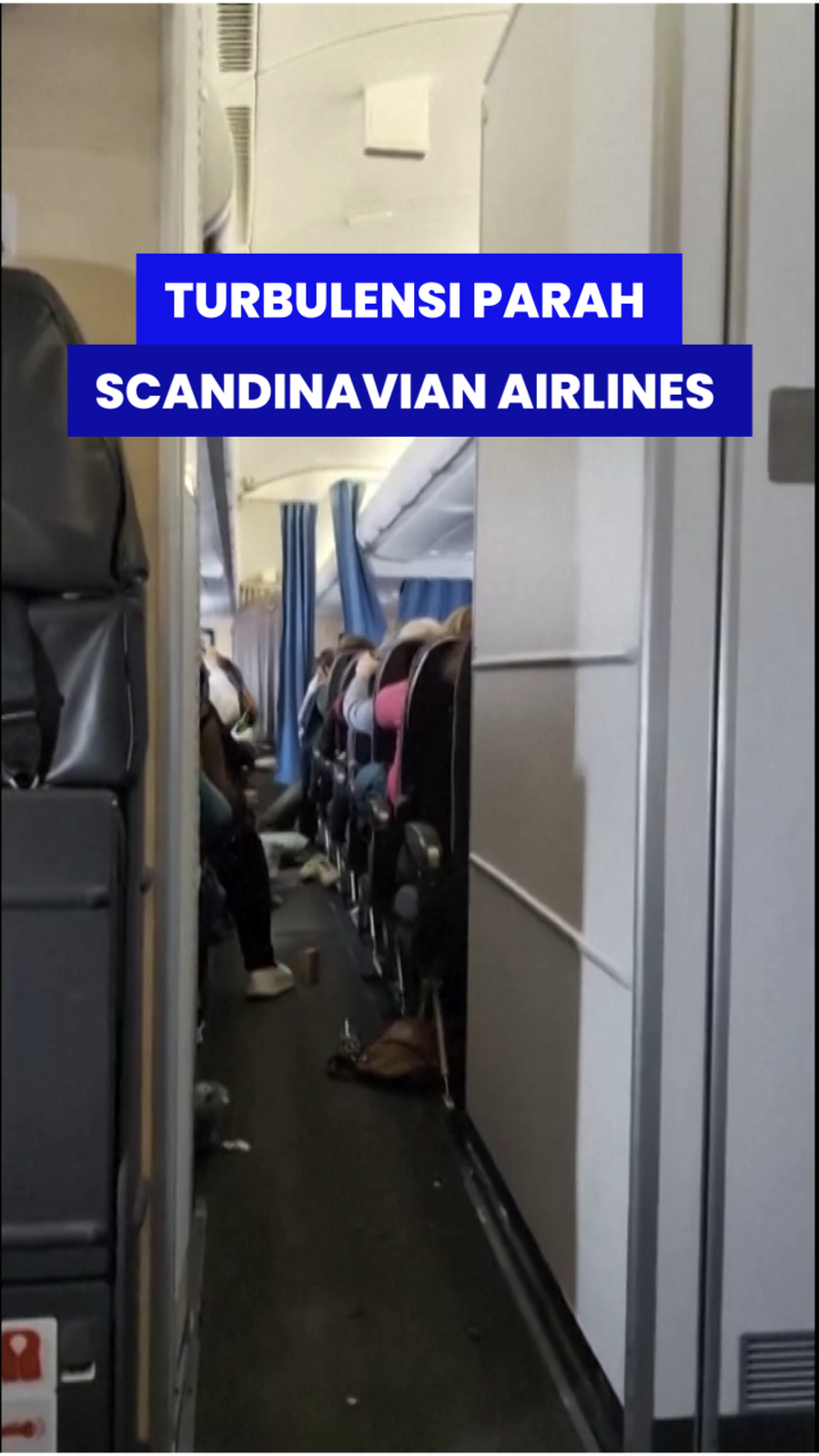 Detik-detik Penumpang Histeris gegara Turbulensi Parah Pesawat Tujuan AS