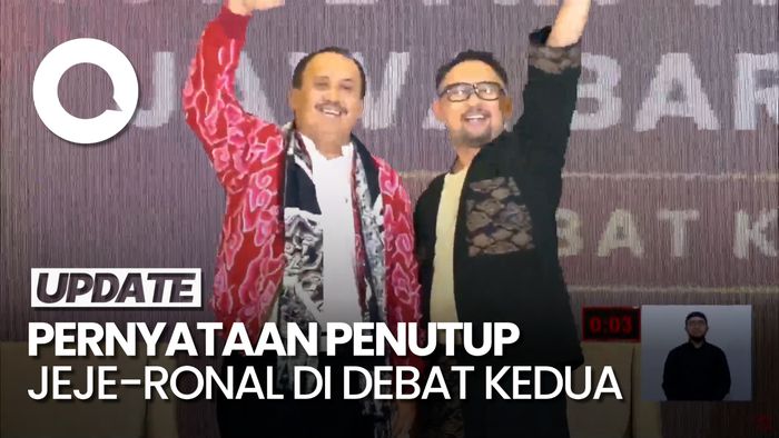 Video Jeje-Ronal Tutup Debat: Kami Akan Ingat Pesan Sunan Gunung Jati
