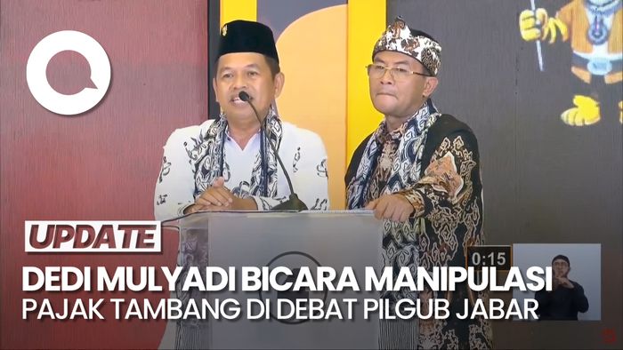 Video Dedi Mulyadi Sentil Manipulasi Pajak Tambang di Debat Pilgub Jabar