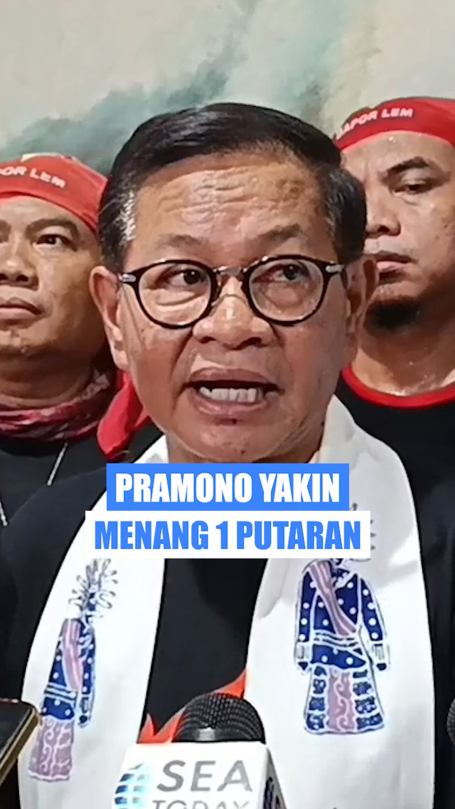 Video Pramono Pede Menang 1 Putaran, Singgung Unggul Hasil Survei