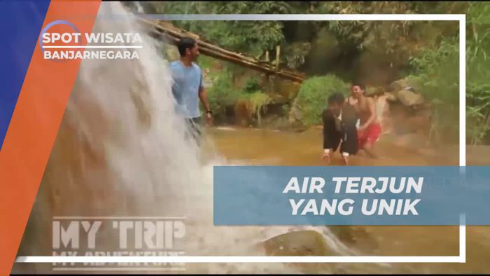 Berpetualang Mencapai Air Terjun Unik di Banjarnegara