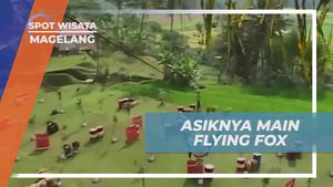 Serunya Bermain Flying Fox di Magelang