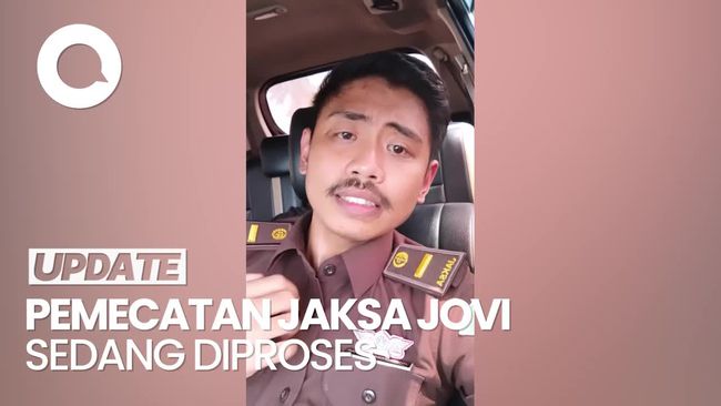 Video Alasan Kejagung Akan Pecat Jaksa Jovi: Jadi Terdakwa-Absen 29 Hari