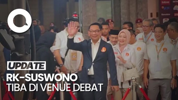 Video: Kedatangan RK-Suswono Jelang Debat Ketiga Pilgub Jakarta
