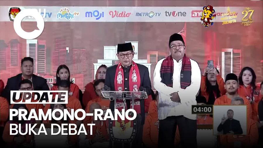 Video Pramono-Rano Buka Debat: Jakarta Bukan Tentang SCBD-Sudirman Saja