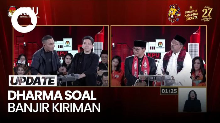 Video Rano Tanya soal Banjir Kiriman, Dharma: Kami Belum Pernah Jadi Gubernur