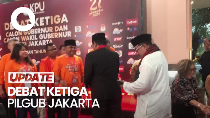 Video: Kedatangan Pramono-Rano Jelang Debat Ketiga Pilgub Jakarta