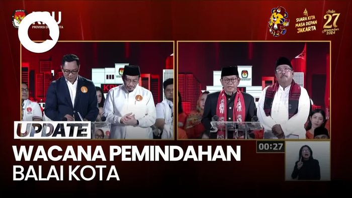 Video Debat Pramono-RK soal Pemindahan Balai Kota, Singgung Imajinasi-IKN