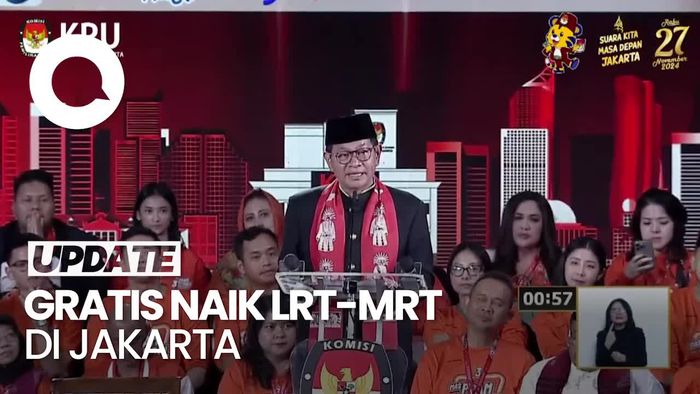 Video Janji Pramono Anung Gratiskan LRT-MRT di Jakarta