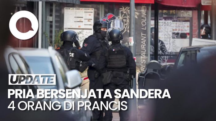 Video: Situasi Menegangkan Penyanderaan oleh Pria Bersenjata di Prancis