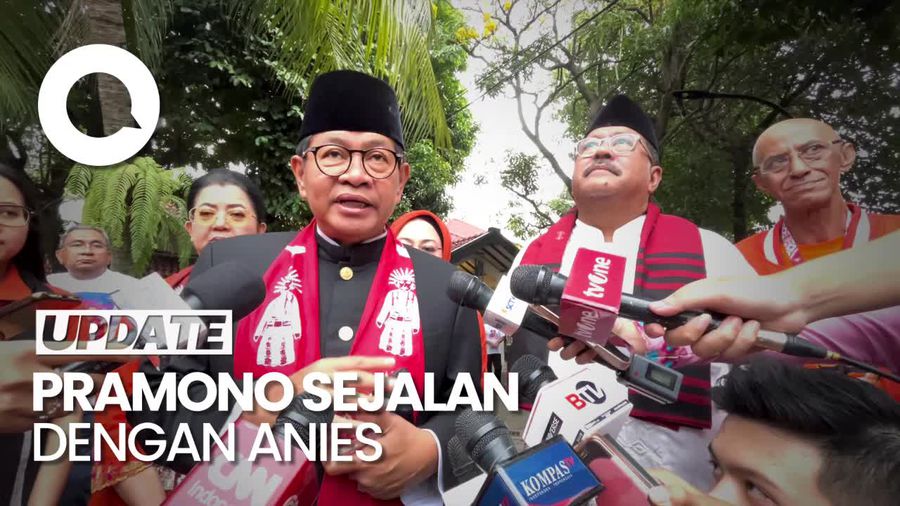 Video Pramono: Secara Pandangan, Saya dan Anies Nggak Ada Bedanya