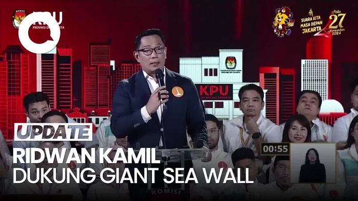 Video Dukung Giant Sea Wall, Ridwan Kamil: Ruang Dialog Dikuatkan