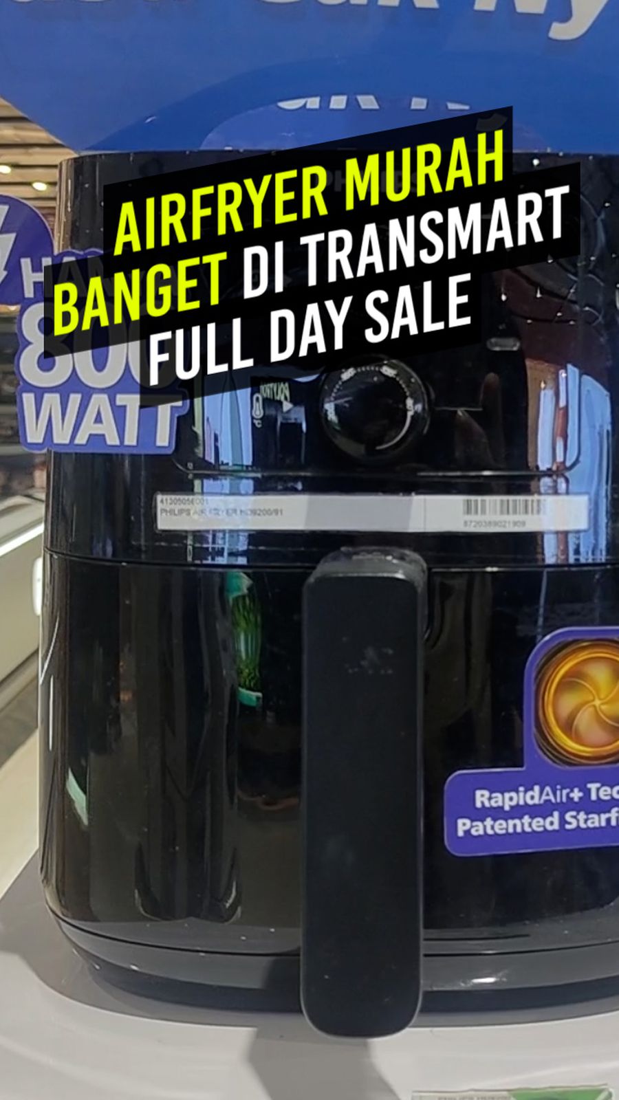 Video: Airfryer di Transmart Full Day Sale hanya Rp 900 ribuan!