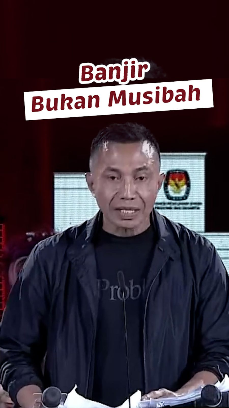 Video Dharma Pongrekun: Banjir Jangan Dianggap Musibah, Itu Rezeki dari Tuhan