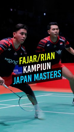 Video: Fajar/Rian Juara Japan Masters 2024