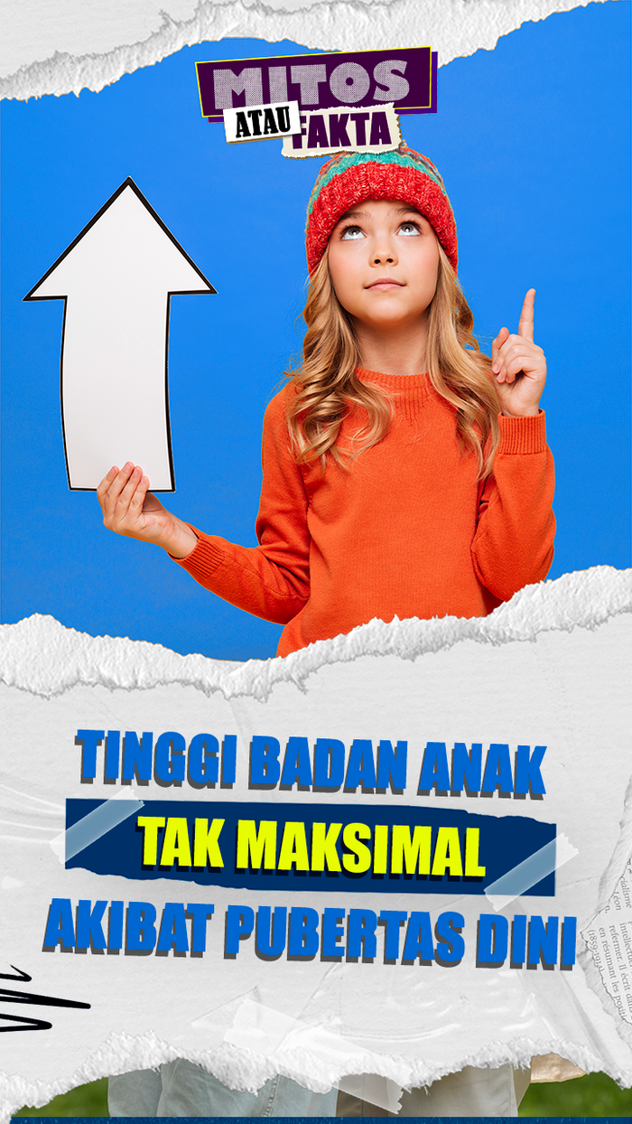 Mitos atau Fakta: Pubertas Dini Bikin Tubuh Anak jadi Lebih Pendek