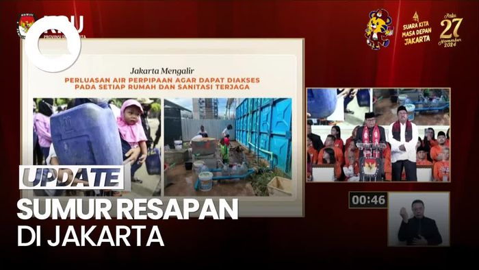 Video: Pramono-Rano Janji Lanjutkan Program Sumur Resapan 