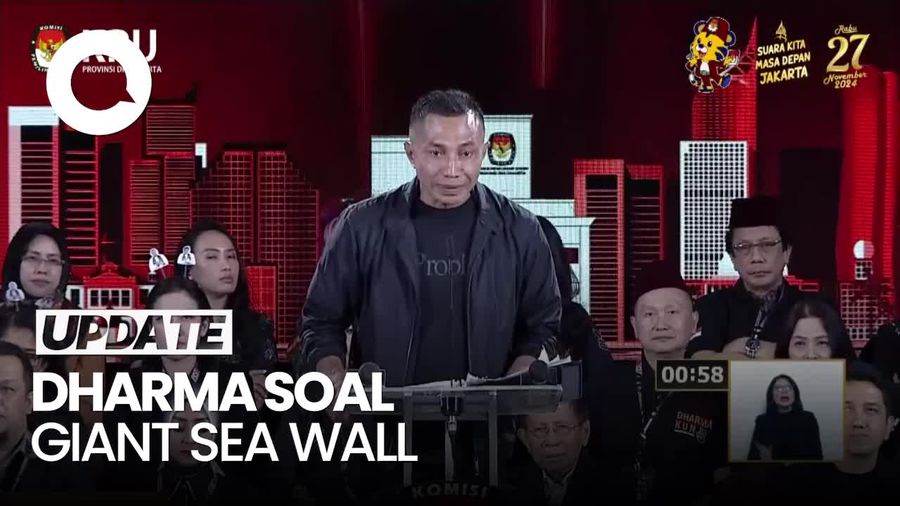 Video: Dharma Pongrekun Juga Dukung Giant Sea Wall, Tapi...