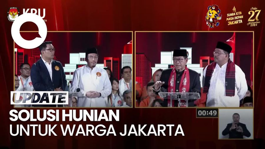Video: Pramono-Rano Bakal Manfaatkan Kantor Kecamatan-Sekolah Jadi Hunian