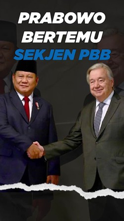 Video: Isi Pertemuan Prabowo dan Sekjen PBB di Brasil