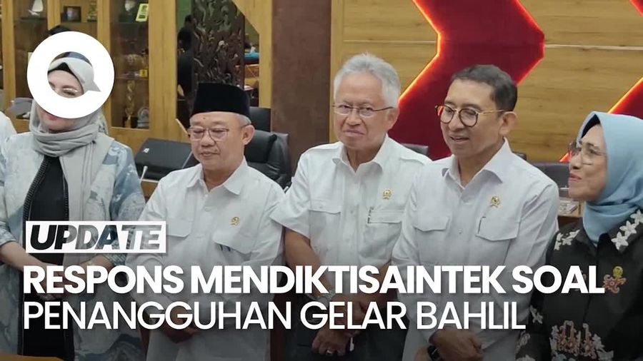 Video Gelar Doktor Bahlil Ditangguhkan UI, Mendiktisaintek: Itu Kewenangan Rektor