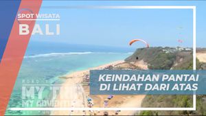 Keindahan Pantai Bali dari Atas dengan Paralayang