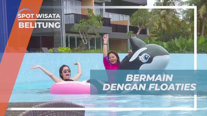 Serunya Bermain Floaties di Belitung
