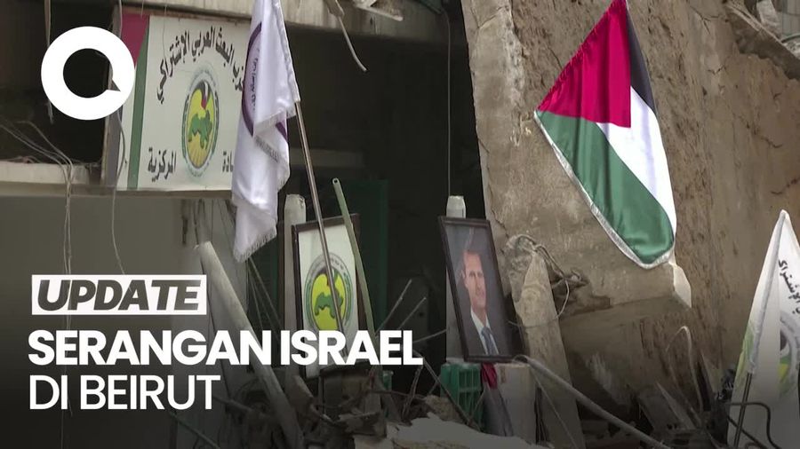 Video: Israel Serang Beirut, Kepala Media Hizbullah Tewas