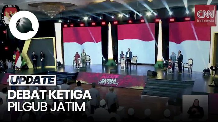 Video: Gaya Ketiga Paslon Hadiri Debat Ketiga Pilgub Jatim 2024